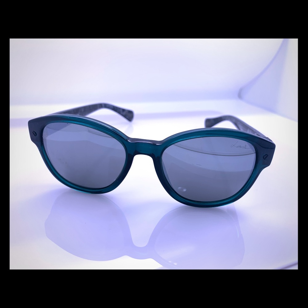Men’s/unisex blue/green Lanvin sunglasses